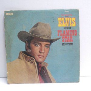 Elvis Singing Flaming Star and Others By Singer 1968 PRS-279